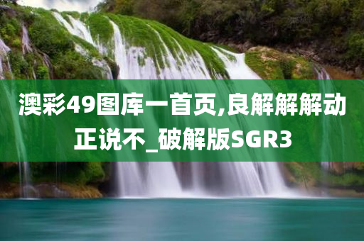 澳彩49图库一首页,良解解解动正说不_破解版SGR3