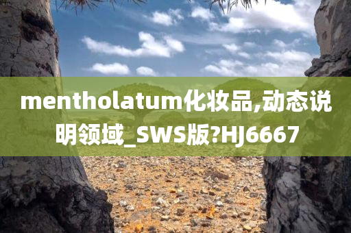 mentholatum化妆品,动态说明领域_SWS版?HJ6667