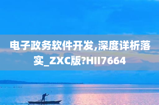 电子政务软件开发,深度详析落实_ZXC版?HII7664