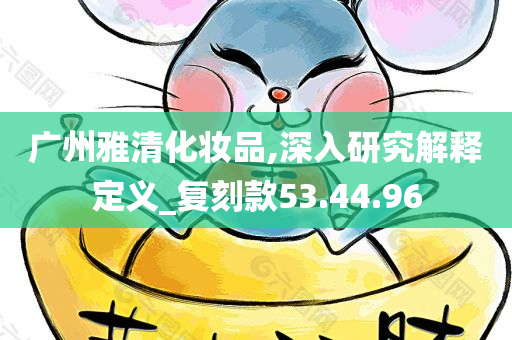 广州雅清化妆品,深入研究解释定义_复刻款53.44.96