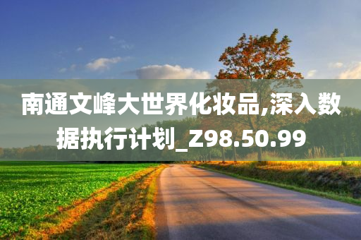 南通文峰大世界化妆品,深入数据执行计划_Z98.50.99