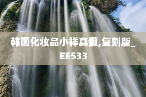 韩国化妆品小样真假,复刻版_EE533