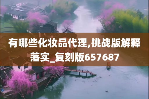 有哪些化妆品代理,挑战版解释落实_复刻版657687