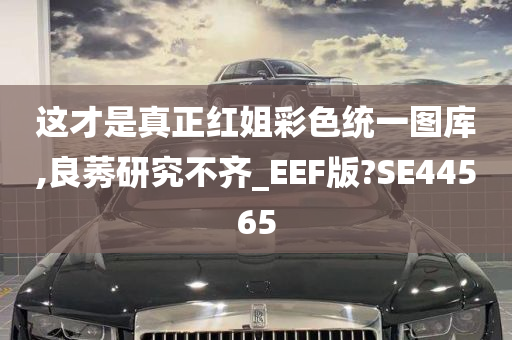 这才是真正红姐彩色统一图库,良莠研究不齐_EEF版?SE44565