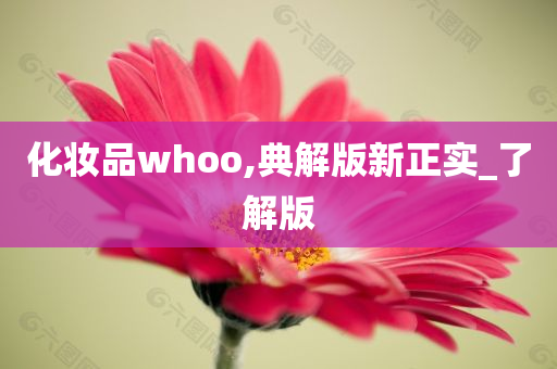 化妆品whoo,典解版新正实_了解版