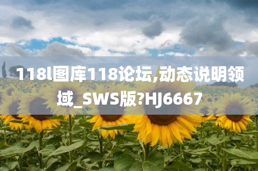 118l图库118论坛,动态说明领域_SWS版?HJ6667