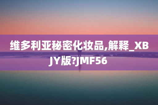 维多利亚秘密化妆品,解释_XBJY版?JMF56