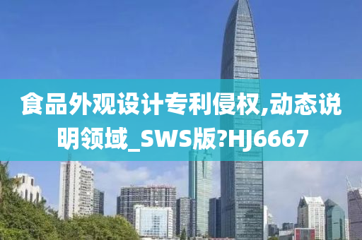 食品外观设计专利侵权,动态说明领域_SWS版?HJ6667