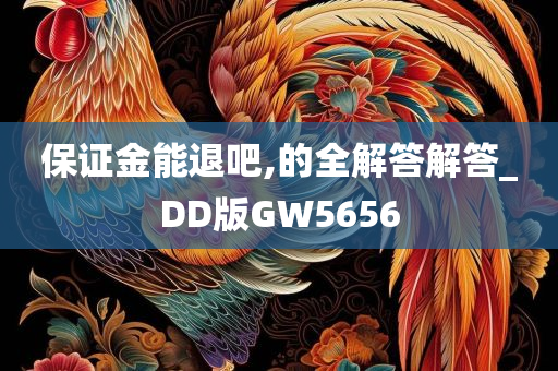 保证金能退吧,的全解答解答_DD版GW5656