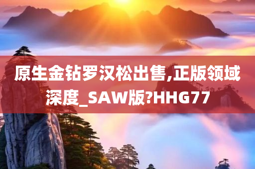 原生金钻罗汉松出售,正版领域深度_SAW版?HHG77