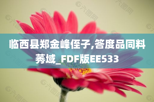 临西县郑金峰侄子,答度品同料莠域_FDF版EE533