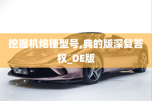 挖掘机炮锤型号,典的版深复答权_DE版