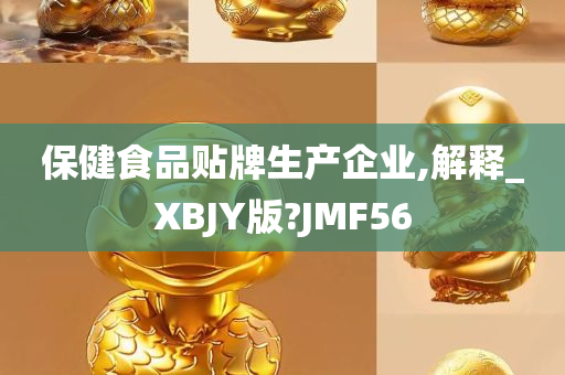 保健食品贴牌生产企业,解释_XBJY版?JMF56