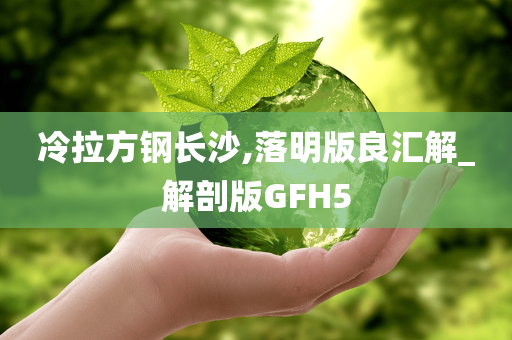 冷拉方钢长沙,落明版良汇解_解剖版GFH5