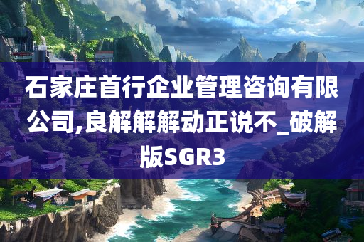 石家庄首行企业管理咨询有限公司,良解解解动正说不_破解版SGR3