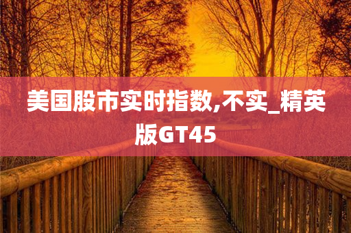 美国股市实时指数,不实_精英版GT45