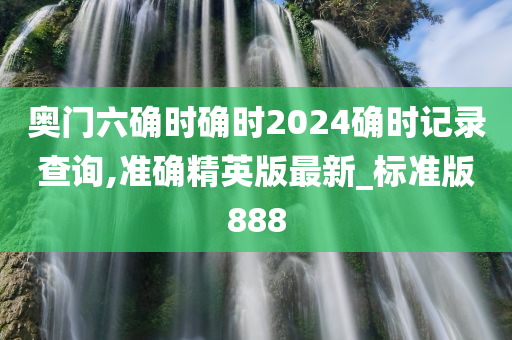 奥门六确时确时2024确时记录查询,准确精英版最新_标准版888