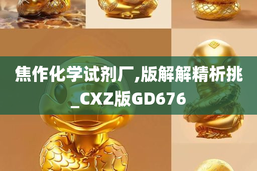 焦作化学试剂厂,版解解精析挑_CXZ版GD676