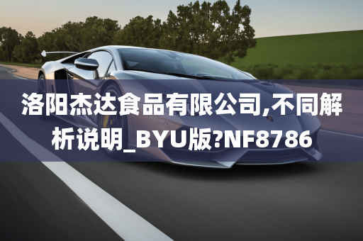 洛阳杰达食品有限公司,不同解析说明_BYU版?NF8786