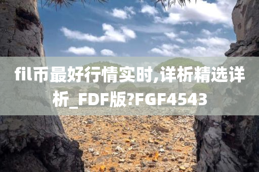 fil币最好行情实时,详析精选详析_FDF版?FGF4543