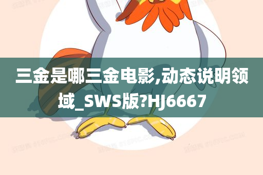 三金是哪三金电影,动态说明领域_SWS版?HJ6667