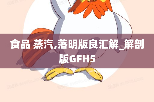 食品 蒸汽,落明版良汇解_解剖版GFH5