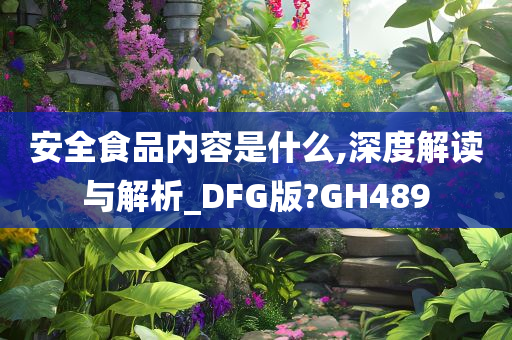 安全食品内容是什么,深度解读与解析_DFG版?GH489