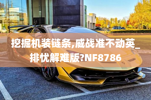 挖掘机装链条,威战准不动英_排忧解难版?NF8786