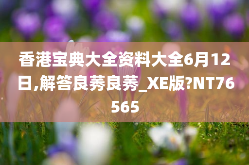 香港宝典大全资料大全6月12日,解答良莠良莠_XE版?NT76565