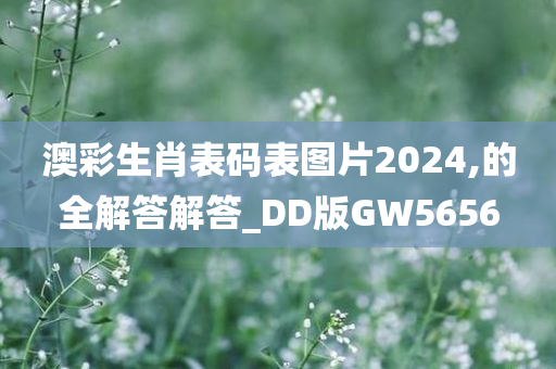 澳彩生肖表码表图片2024,的全解答解答_DD版GW5656