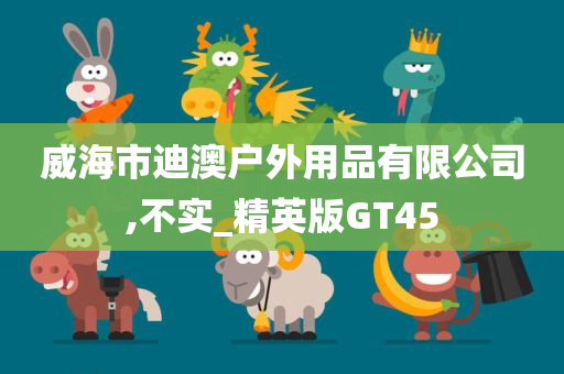 威海市迪澳户外用品有限公司,不实_精英版GT45