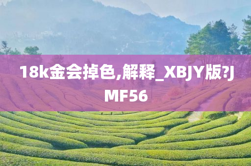 18k金会掉色,解释_XBJY版?JMF56