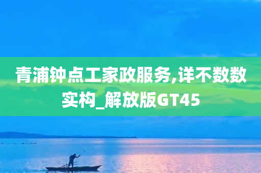 青浦钟点工家政服务,详不数数实构_解放版GT45