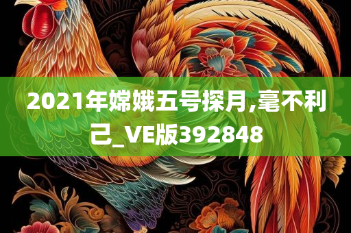 2021年嫦娥五号探月,毫不利己_VE版392848