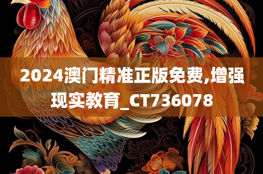 2024澳门精准正版免费,增强现实教育_CT736078