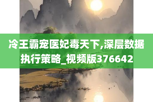 冷王霸宠医妃毒天下,深层数据执行策略_视频版376642