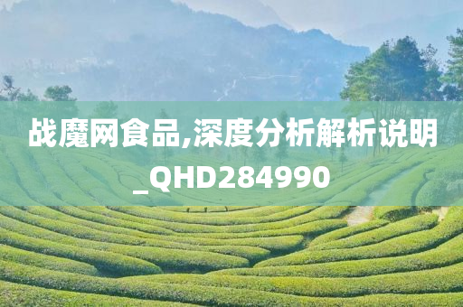 战魔网食品,深度分析解析说明_QHD284990