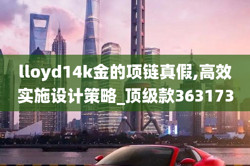 lloyd14k金的项链真假,高效实施设计策略_顶级款363173