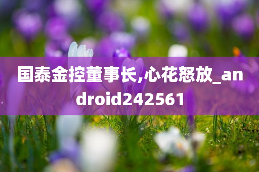 国泰金控董事长,心花怒放_android242561