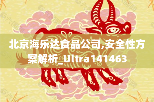 北京海乐达食品公司,安全性方案解析_Ultra141463