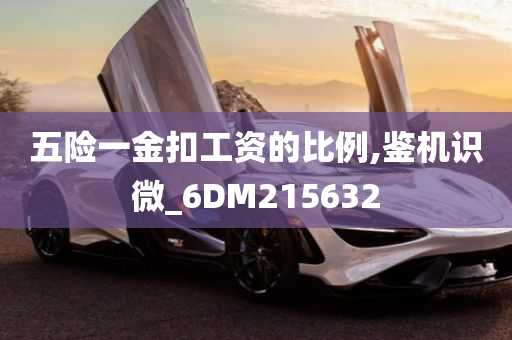 五险一金扣工资的比例,鉴机识微_6DM215632