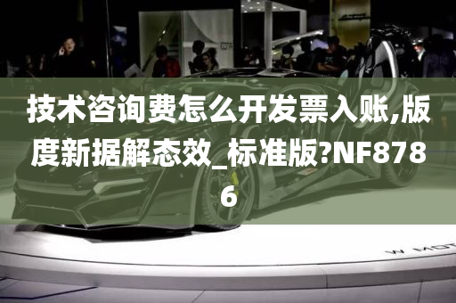 技术咨询费怎么开发票入账,版度新据解态效_标准版?NF8786