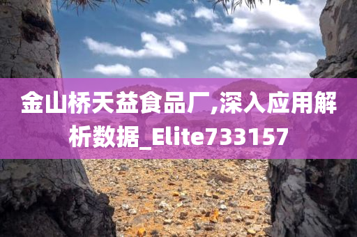 金山桥天益食品厂,深入应用解析数据_Elite733157