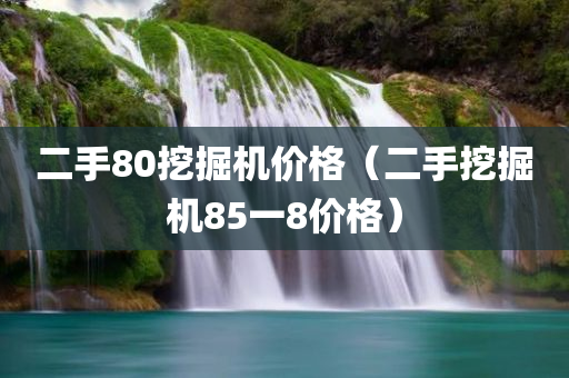 二手80挖掘机价格（二手挖掘机85一8价格）