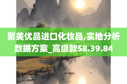 聚美优品进口化妆品,实地分析数据方案_高级款58.39.84