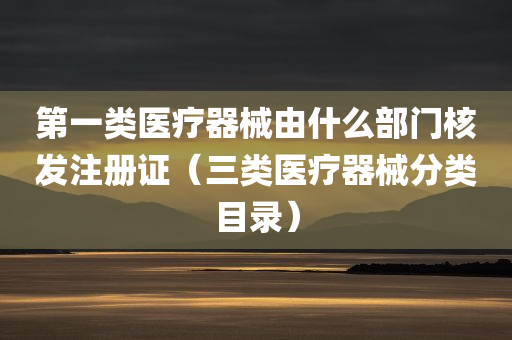 第一类医疗器械由什么部门核发注册证（三类医疗器械分类目录）