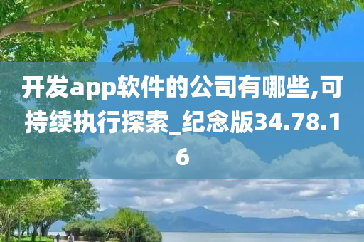 开发app软件的公司有哪些,可持续执行探索_纪念版34.78.16