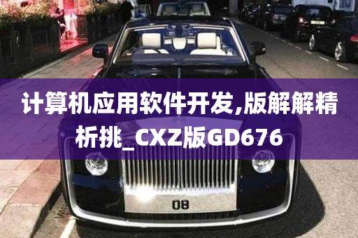 计算机应用软件开发,版解解精析挑_CXZ版GD676