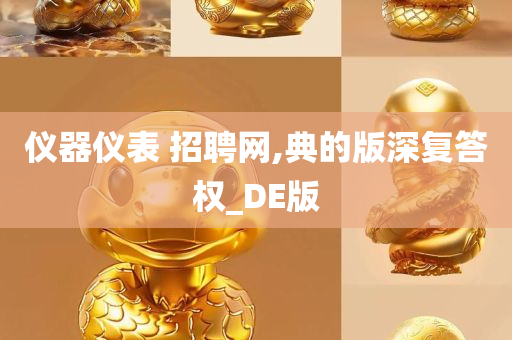 仪器仪表 招聘网,典的版深复答权_DE版