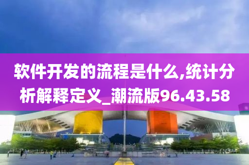 软件开发的流程是什么,统计分析解释定义_潮流版96.43.58